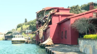 gemi kazasi - Hekimbaşı Salih Efendi Yalısı'ndaki hasar tespit çalışmaları (2) - İSTANBUL  Videosu