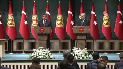 beko - Kırgızistan Cumhurbaşkanı Ceenbekov: 'Görüşmelerimizin Kırgız-Türk ilişkilerine yeni ivme kazandıracağını ümit ediyoruz' - ANKARA Videosu