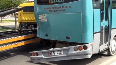 halk otobusu -  Minibüs halk otobüsüyle çarpıştı: 6 yaralı  Videosu