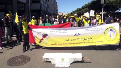 yabanci isci - Fas'ta 1 Mayıs Emek ve Dayanışma Günü - RABAT Videosu