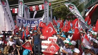 miting alani -  İşçiler 1 Mayıs’ı şeker fabrikası önünde kutladı Videosu