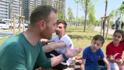 kirkoy - Vatandaşlar sahile ve parklara akın etti - İSTANBUL Videosu