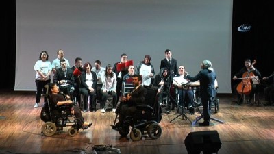 engelli genc -  Bayrampaşalı engelli gençlerden muhteşem konser  Videosu
