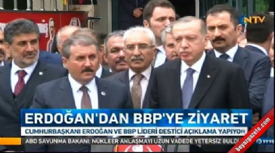 Erdoğan ile Destici'den açıklama 