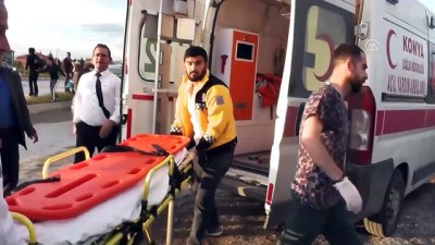 Kazada yaralananlara ilk müdahaleyi başhekim yaptı - KONYA 