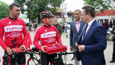 bagimsizlik - Milli mücadele ruhu için bin kilometre pedal çevirecekler - IĞDIR Videosu