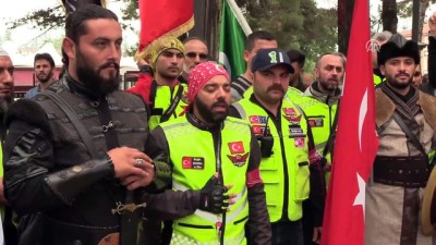 turbe ziyareti - Motosikletli gruptan türbe ziyareti - BİLECİK  Videosu