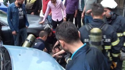 cesar -  Otopark görevlisini alevlerin arasından kurtaran kahraman kıza Başkan Gür’den ziyaret Videosu