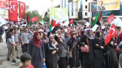 israil bayragi -  Adıyaman'da cuma namazı sonrası ABD'nin Kudüs kararına tepki gösterildi  Videosu