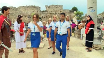 dans gosterisi -  Antalya turizm sezonunu 5 bin yıllık tarihi antik kentinde açtı  Videosu