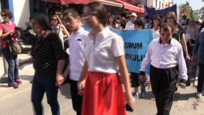 yabanci turist -  Bodrum’da Dünya Engelliler Haftası  Videosu