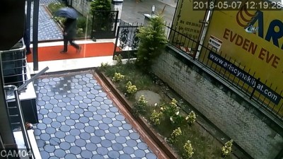 pirlanta -  Kartal'da iki daireyi soyan şemsiyeli hırsızlar kamerada  Videosu