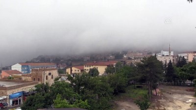 Mardin'de sağanak ve sis