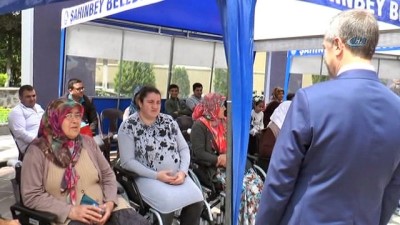 tekerlekli sandalye -  Şahinbey'de 61 engelliye akülü ve tekerlekli sandalye Videosu