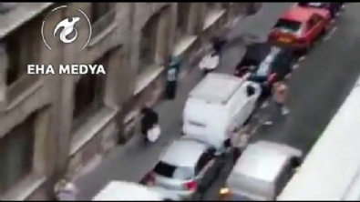 paris - Fransa'da bıçaklı saldırı Videosu