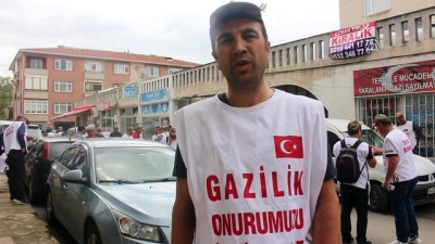 basin aciklamasi - 'Gazilik' talebiyle Ankara'ya yürüyorlar - İSTANBUL  Videosu