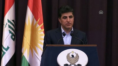 diyalog - IKBY Başbakanı Neçirvan Barzani basın toplantısı (1) - ERBİL  Videosu