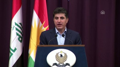 diyalog - IKBY Başbakanı Neçirvan Barzani basın toplantısı (2) - ERBİL  Videosu
