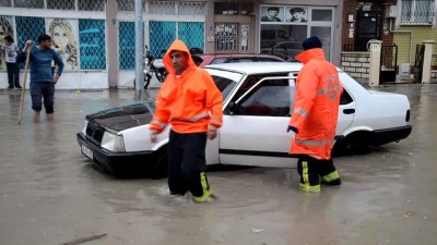 Karaman'da sağanak sele neden oldu