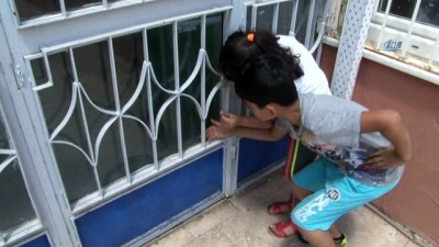 kisla -  Okulda mahsur kalan kediyi polis kurtardı Videosu