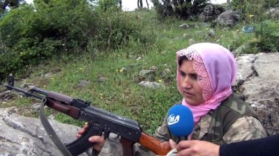 teror saldirisi -  Şehit eşinin silahını devraldı  Videosu