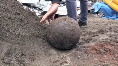 bulduk - Tarihi hamamda tarihi gülle bulundu - KARS Videosu