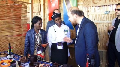 dera - Bilal Erdoğan, 'Evrensel Tatlar' standını gezdi Videosu