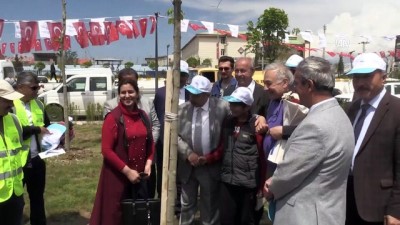 rekor denemesi - 580 çocuk, anneleri için 600 fidan dikti - VAN  Videosu