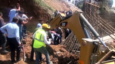 kazma kurek - Cizre’de yol yapım çalışmasında göçük: 2 işçi yaralı - ŞIRNAK  Videosu
