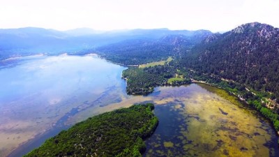 ekolojik - Salda Gölü Tabiat Parkı havadan görüntülendi - BURDUR  Videosu