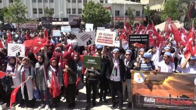 beraberlik - ABD'nin Tel Aviv Büyükelçiliğini Kudüs'e taşımasına tepki - DÜZCE/BOLU Videosu