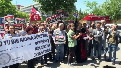 guvenlik onlemi - Başkentte İsrail'i protesto - ANKARA Videosu
