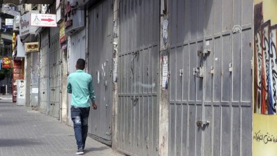 multeci - Batı Şeria'da Gazze şehitleri için genel grev - RAMALLAH  Videosu