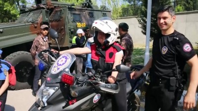 zirhli araclar - Engelli öğrenciler bir günlük polis oldu - EDİRNE Videosu