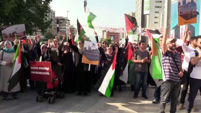 giyabi cenaze namazi - İsrail'in Gazze'deki katliamına tepkiler - BURSA Videosu