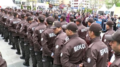 emniyet teskilati -  88 bekçi göreve başladı  Videosu
