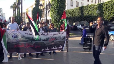 katliam - Fas'ta ABD'nin Kudüs kararı protesto edildi - RABAT  Videosu