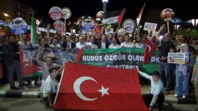 sivil toplum kurulusu -  Manisa'da Filistin protestosu  Videosu