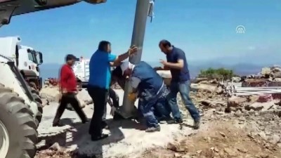 yildizli - Şehitler Tepesi bayraklarla donatıldı - AFRİN  Videosu