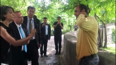intihar -  TBMM Çankaya kapısında bir vatandaş kendini yakmak istedi  Videosu