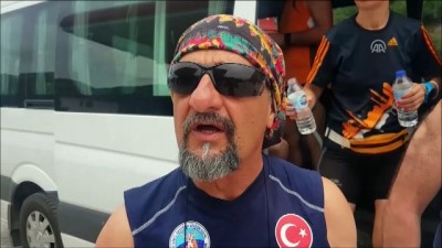 yaris - 'Ata toprağını' Anıtkabir'e getiren atletler Kızılcahamam'da - ANKARA Videosu