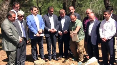 sehit binbasi - Çanakkale şehidi Mehmet İsmail mezarı başında anıldı - ÇANAKKALE Videosu