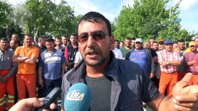is birakma eylemi -  Süpürge attılar, kontak kapattılar...CHP’li belediye işçilerinin maaş alamadığı iddiası  Videosu