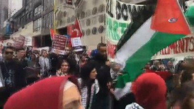 protesto -  - Avustralya'da Filistin’e destek gösterisi Videosu