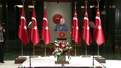 Cumhurbaşkanı Erdoğan: 'İstiklalimizin bu sembol gününün siz değerli gençlerimize armağan edilmiş olması rastgele bir tercih değildir' - ANKARA