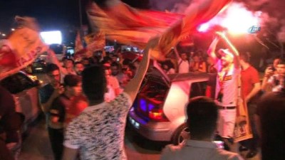 Galatasaray’ın şampiyonluğu Gaziantep’te coşkuyla kutlandı