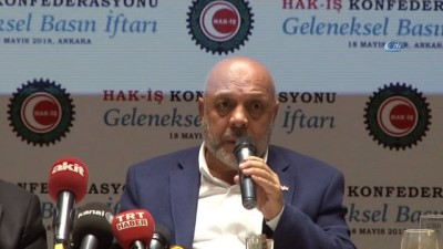  HAK-İŞ Konfederasyonu Genel Başkanı Mahmut Arlan: “Bütün arkadaşlarımızın kadroya girememesi bizim beklentilerimizi karşılamadı” 
