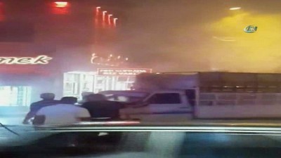  Malatya'da araç yangını 