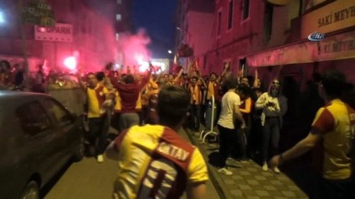 Tekirdağ’da Galatasaray’ın şampiyonluk coşkusu