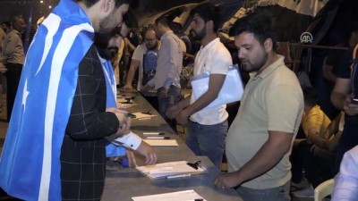 protesto - Türkmenler, Irak Seçim Komiserliği aleyhine imza kampanyası başlattı - KERKÜK  Videosu